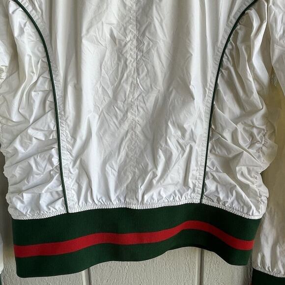 Coogi Nylon Bomber Jacket in White Girl’s Size L - Picture 7 of 8